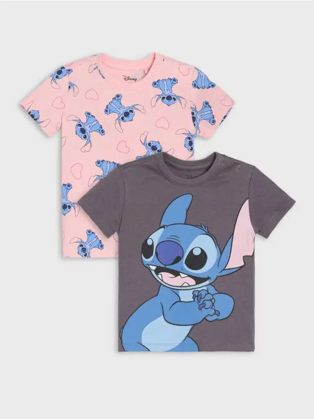 Confezione da 2 t-shirt Stitch - antracite
