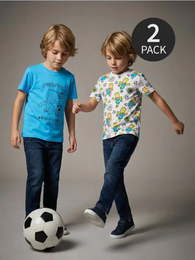 Confezione da 2 t-shirt The Simpsons - multicolor