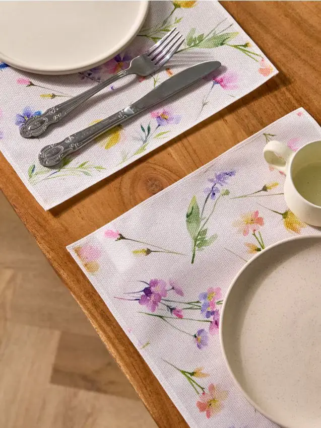 Confezione da 2 tovagliette all americana - multicolor