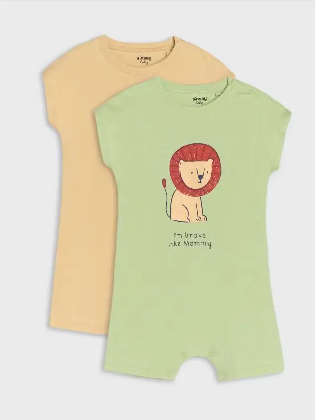 Confezione da 2 tutine - beige