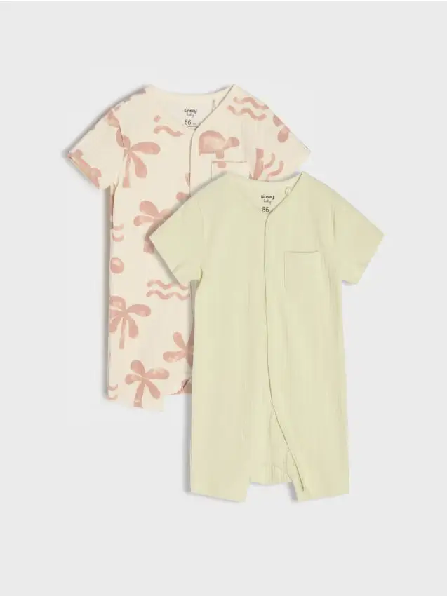 Confezione da 2 tutine - nude