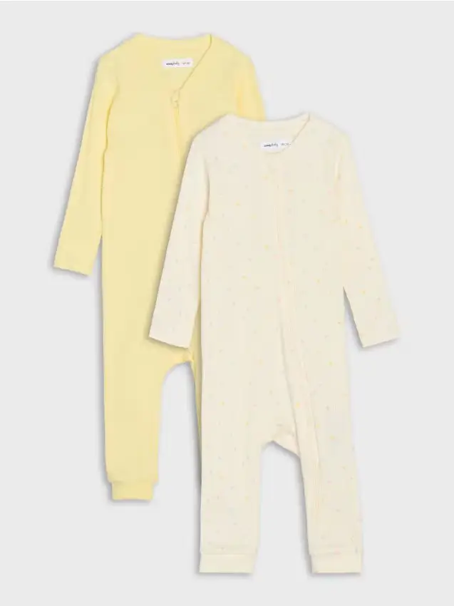 Confezione da 2 tutine - panna