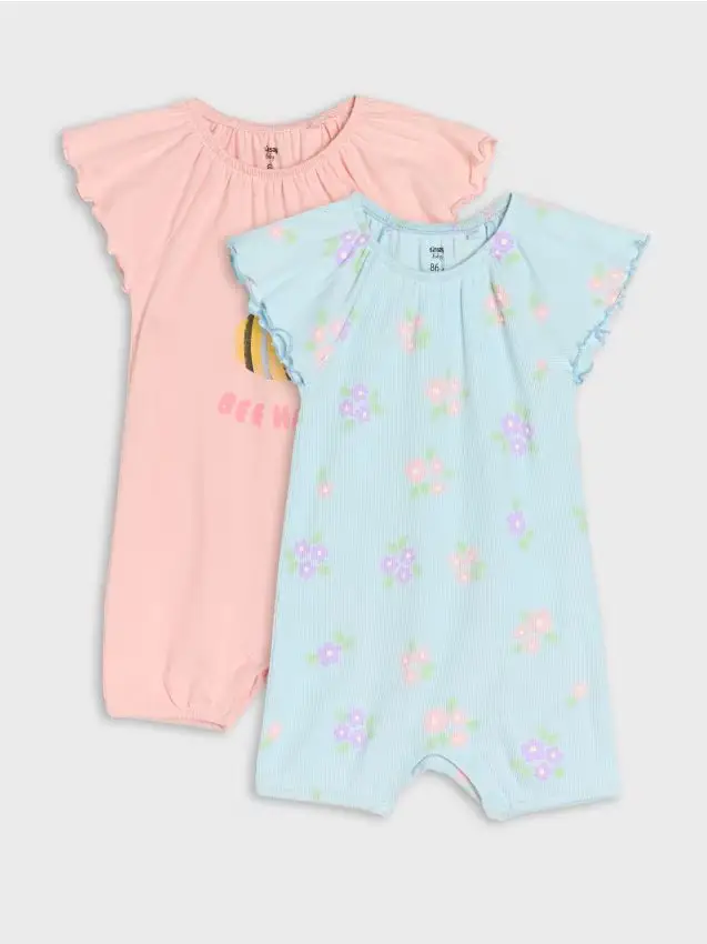 Confezione da 2 tutine - rosa