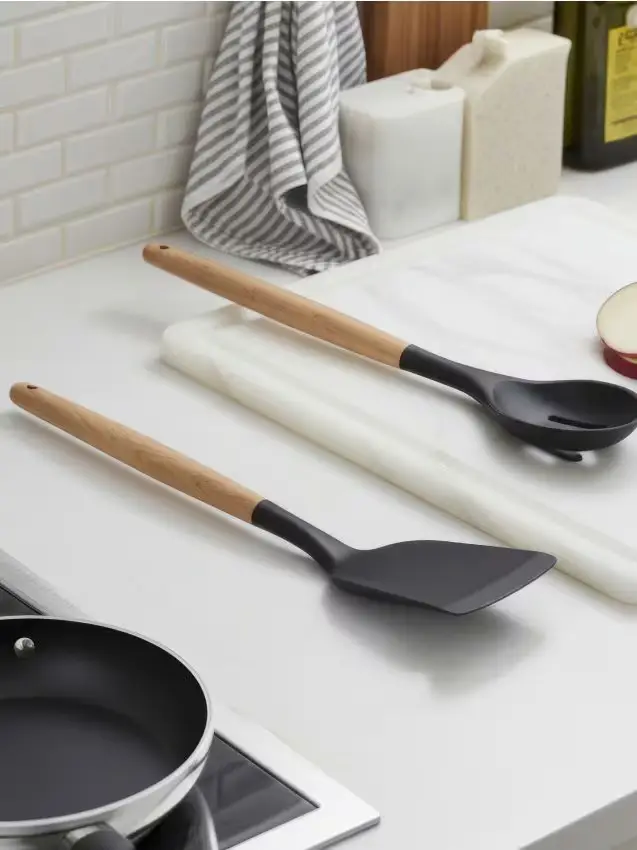 Confezione da 2 utensili da cucina - nero