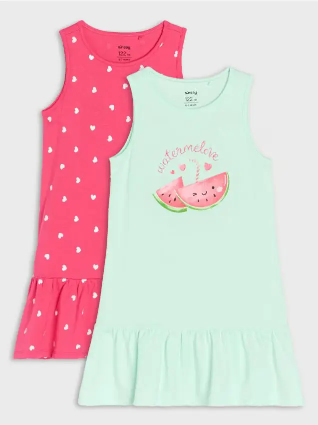 Confezione da 2 vestiti - multicolor