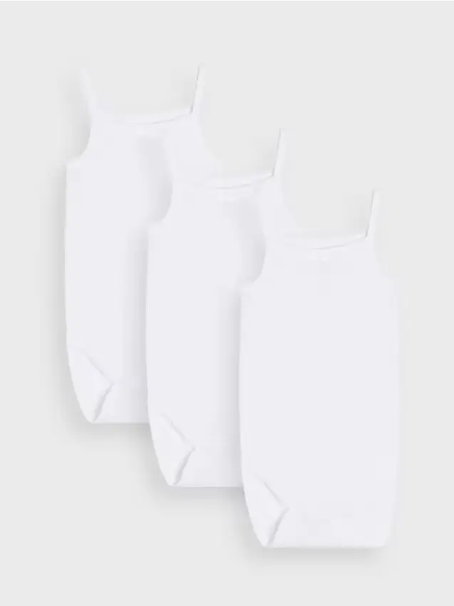 Confezione da 3 body - bianco