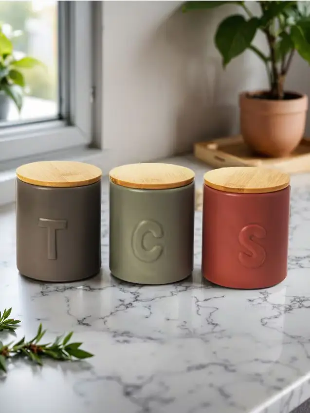 Confezione da 3 contenitori - multicolor