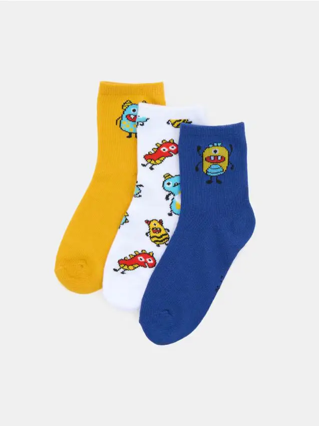 Confezione da 3 paia di calze - multicolor