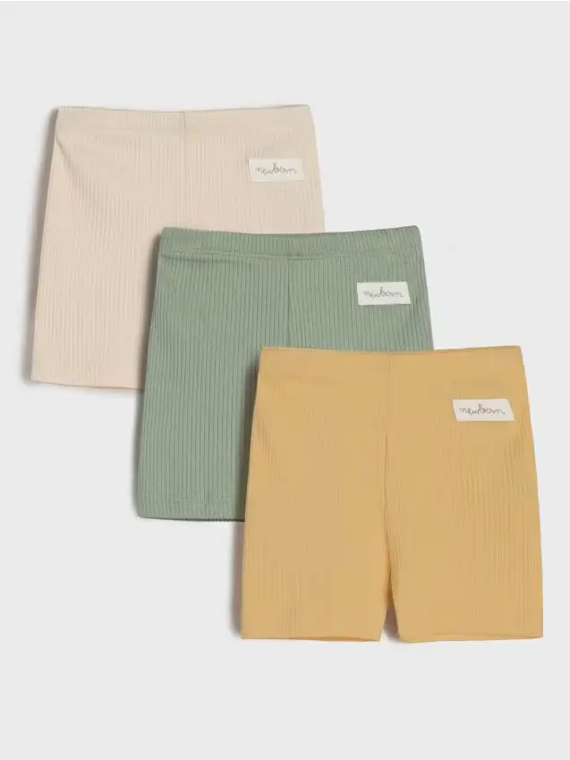 Confezione da 3 paia di leggings - panna