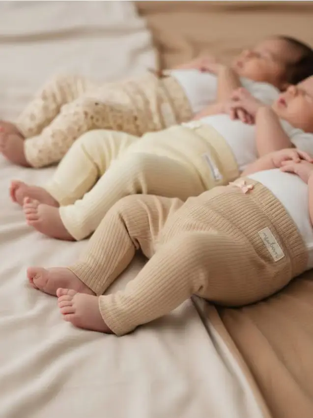 Confezione da 3 paia di leggings - panna