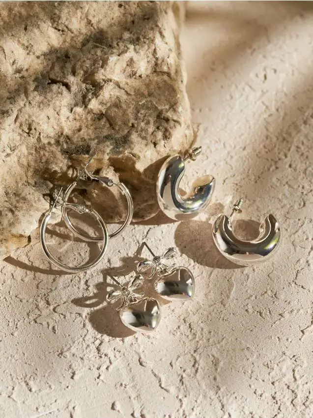 Sinsay Orecchini Argento 4418680