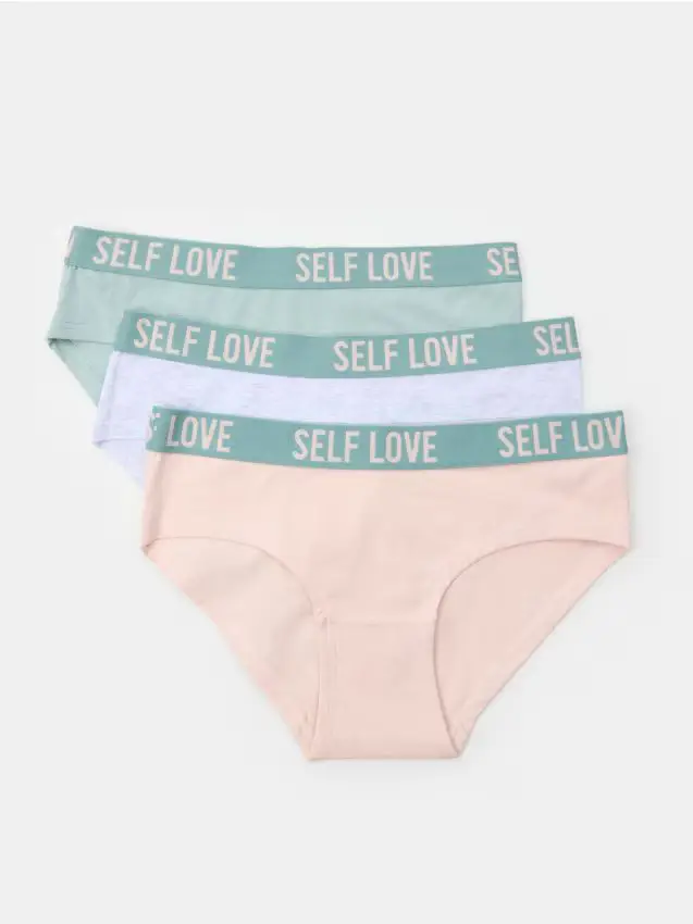 Confezione da 3 paia di slip hipster - multicolor