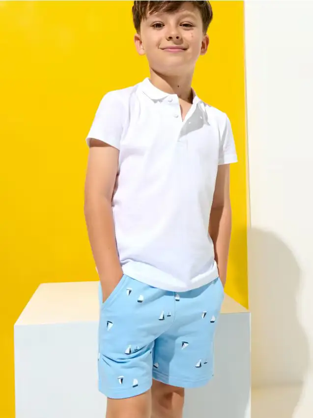 Confezione da 3 pantaloncini - azzurro