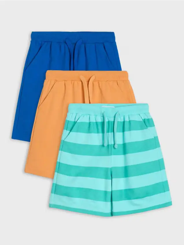 Confezione da 3 pantaloncini - tTurchese