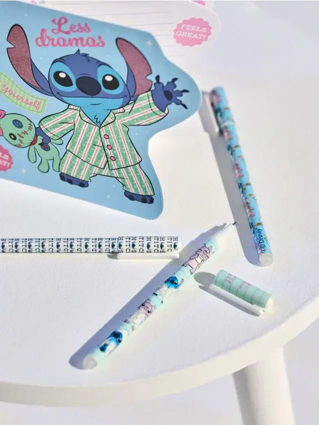 Confezione da 3 penne Stitch - multicolor