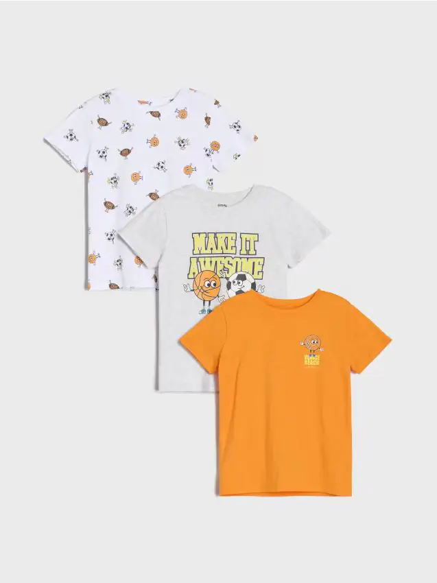 Confezione da 3 t-shirt - bianco