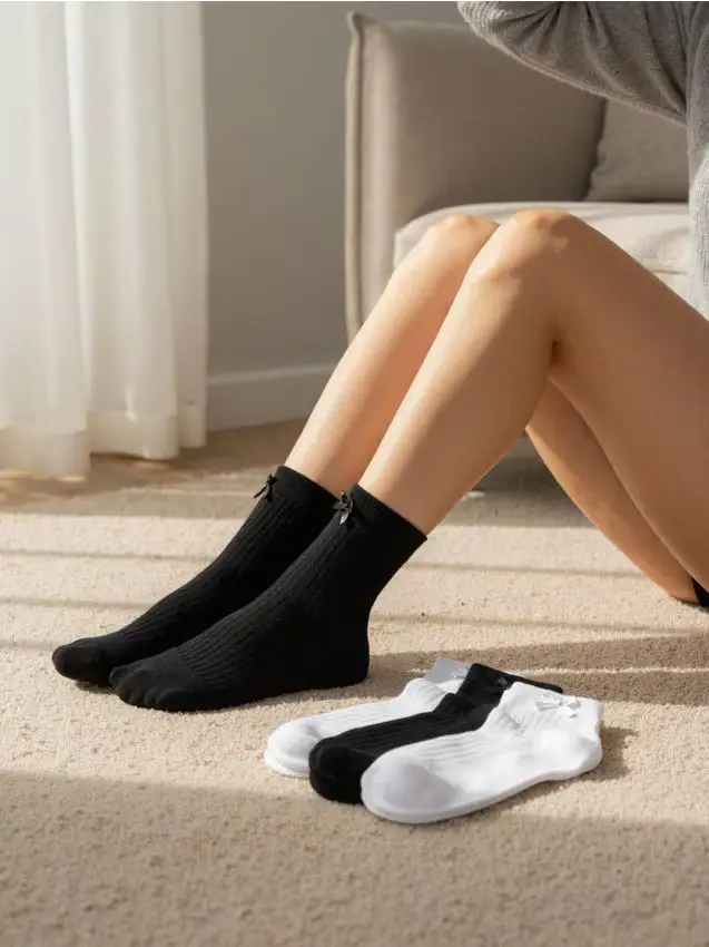 Confezione da 4 paia di calze - bianco