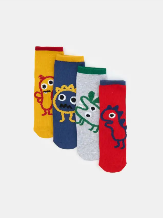 Confezione da 4 paia di calze - multicolor
