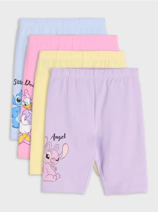 Confezione da 4 pantaloncini Stitch - multicolor