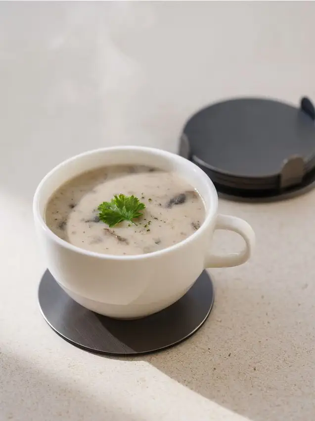 Confezione da 4 sottobicchieri - nero