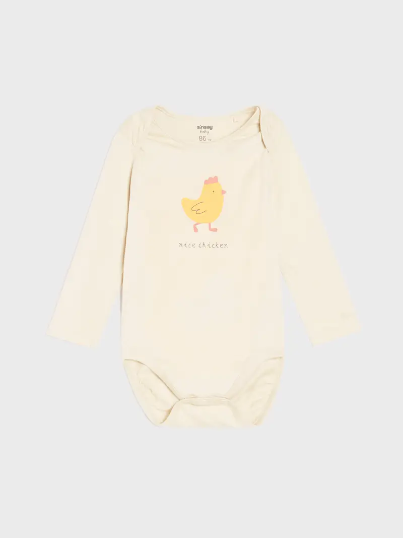 Confezione da 5 body - verde polveroso miniatura 4