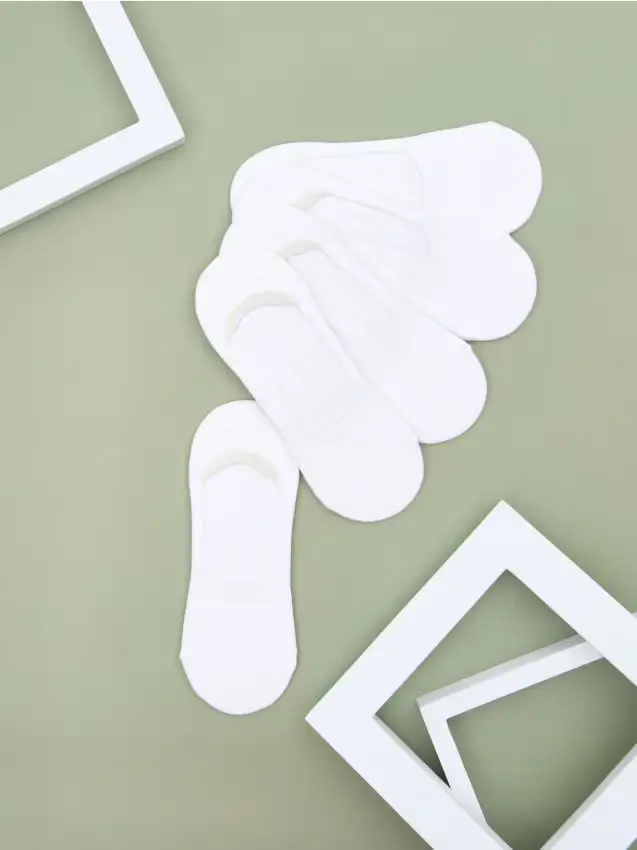 Confezione da 5 paia di calze - bianco