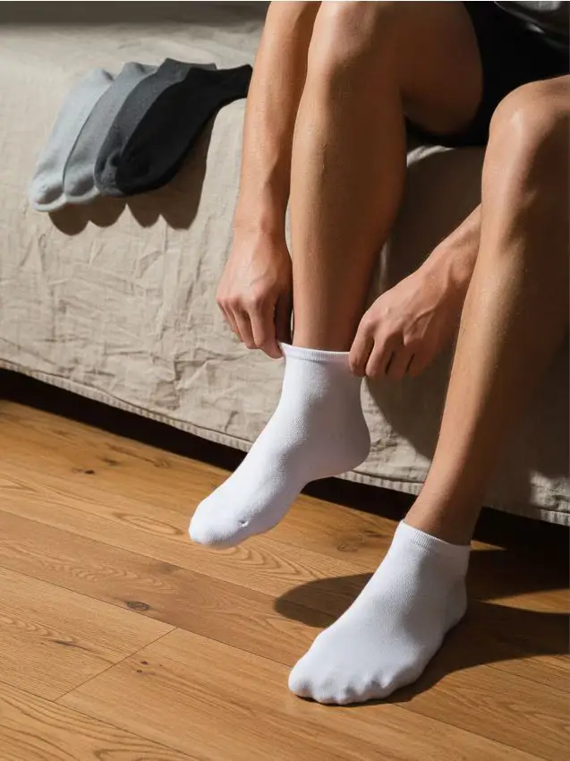 Confezione da 5 paia di calze - grigio chiaro