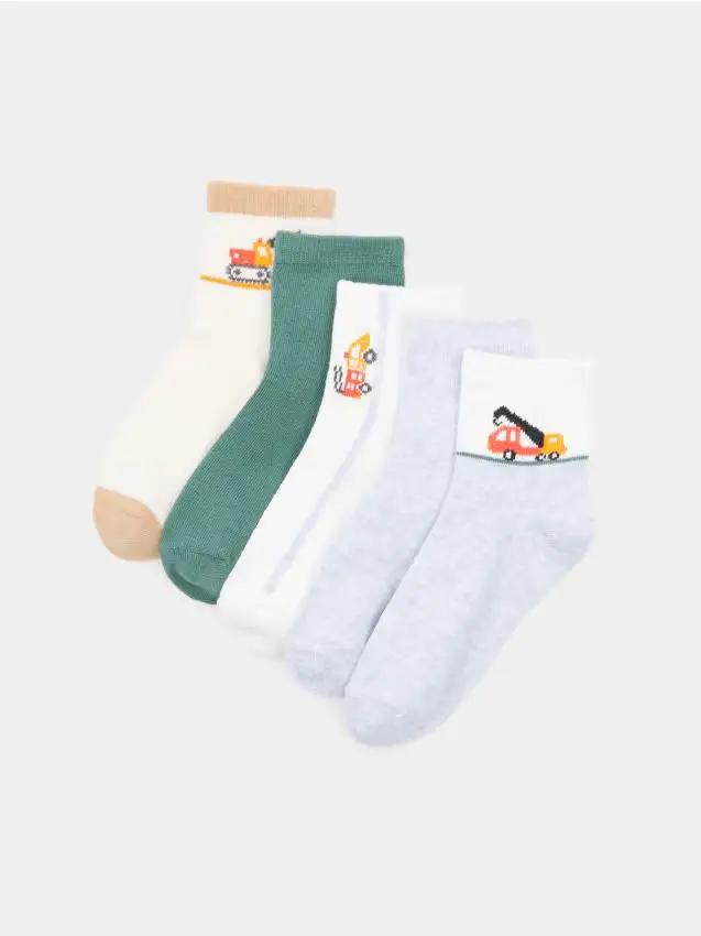 Confezione da 5 paia di calze - multicolor