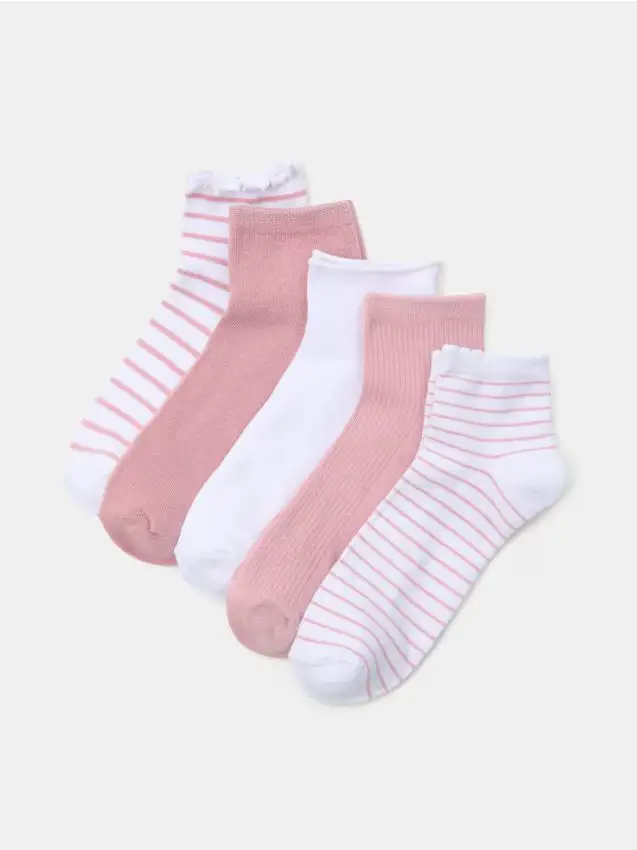 Confezione da 5 paia di calze - multicolor