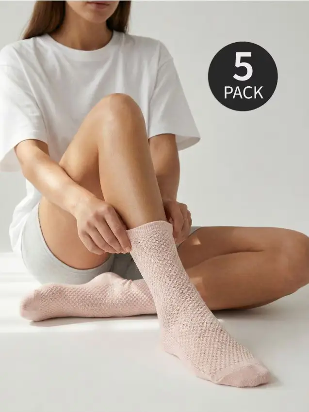 Confezione da 5 paia di calze - multicolor