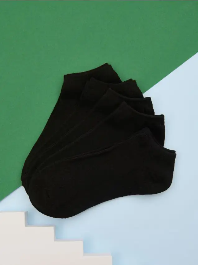 Confezione da 5 paia di calze - nero