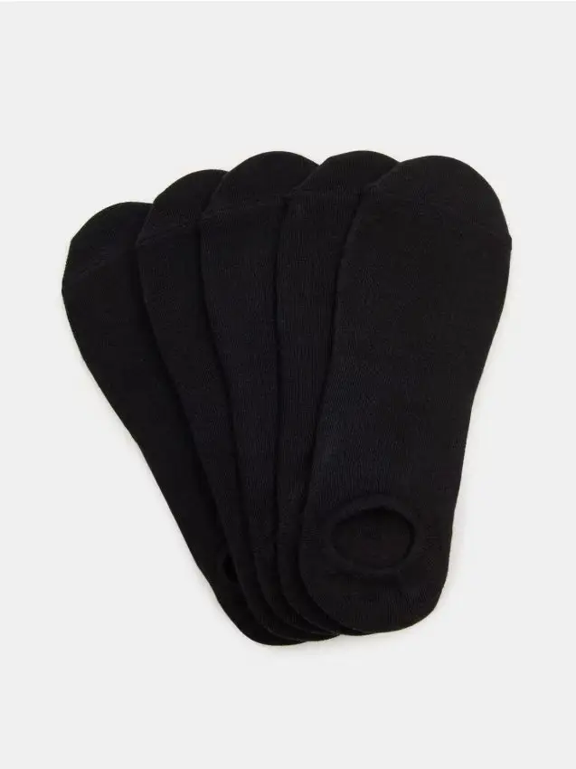 Confezione da 5 paia di calzini sportivi - nero