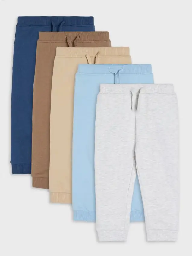 Confezione da 5 paia di pantaloni da tuta jogger - blu pallido