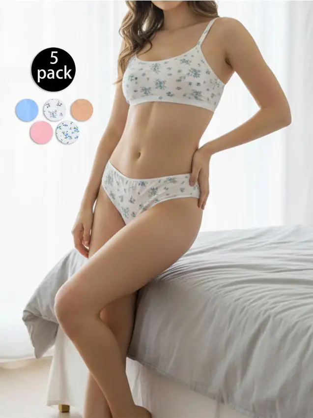 Confezione da 5 perizomi - multicolor