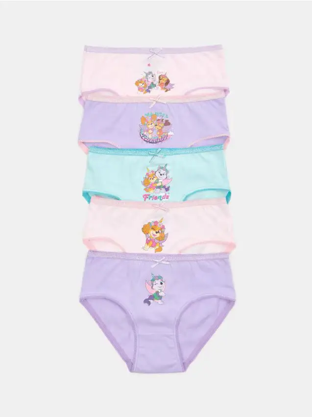 Confezione da 5 slip PAW Patrol - lavanda