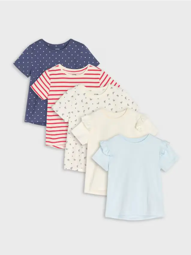 Confezione da 5 t-shirt - multicolor