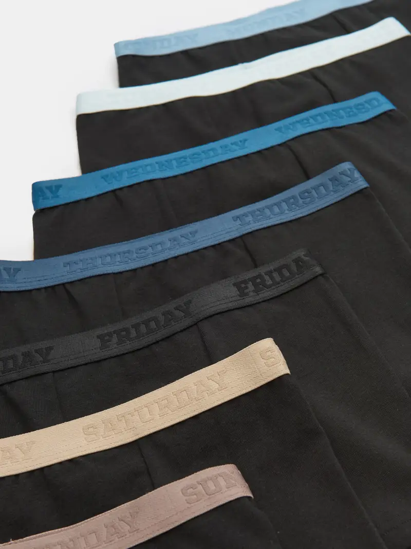 Confezione da 7 boxer - nero miniatura 3