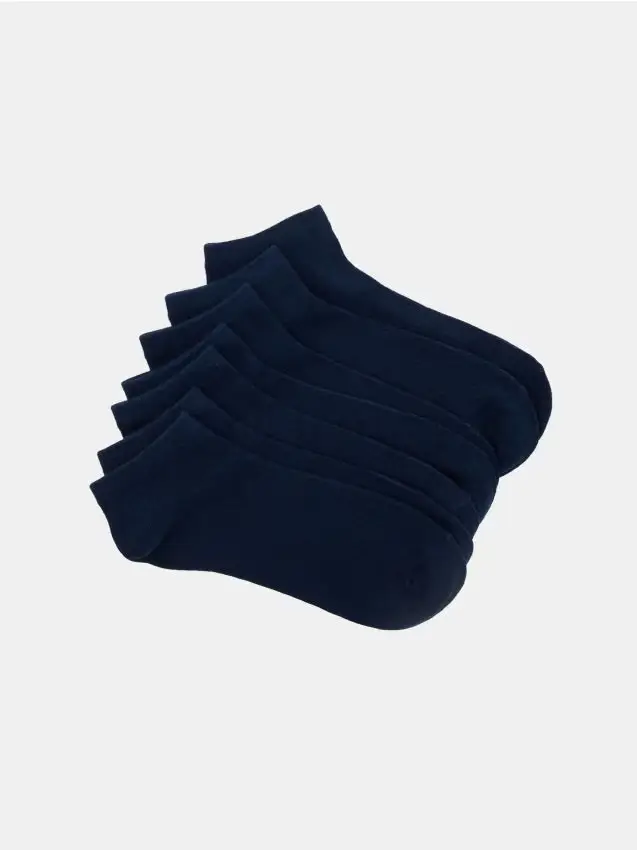Confezione da 7 paia di calze - blu scuro