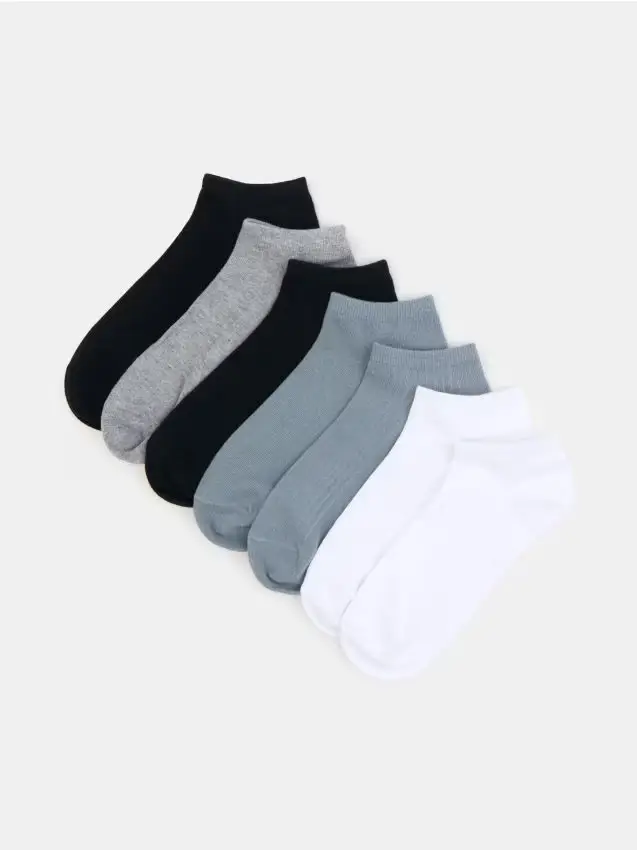 Confezione da 7 paia di calzini in cotone - multicolor