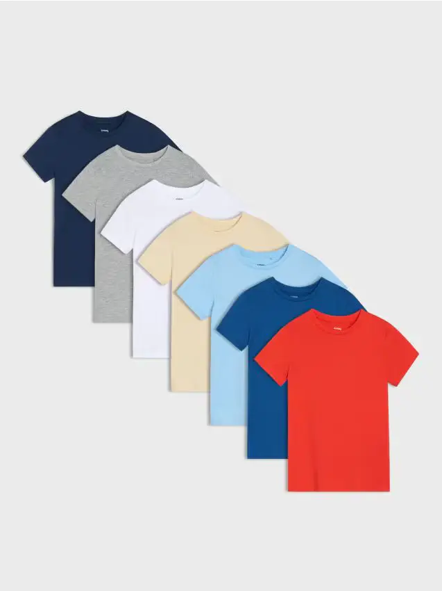 Confezione da 7 t-shirt - multicolor