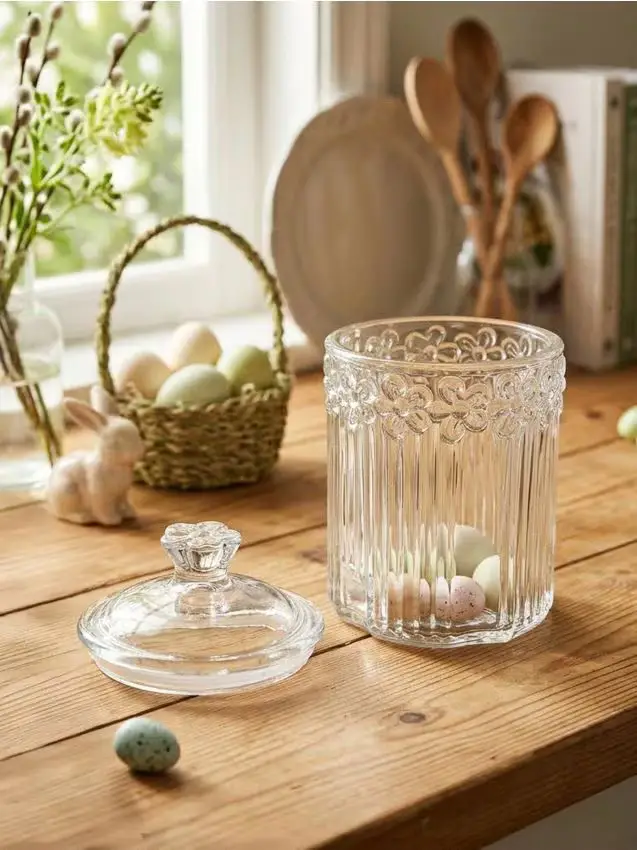 Contenitore in vetro con coperchio - clear