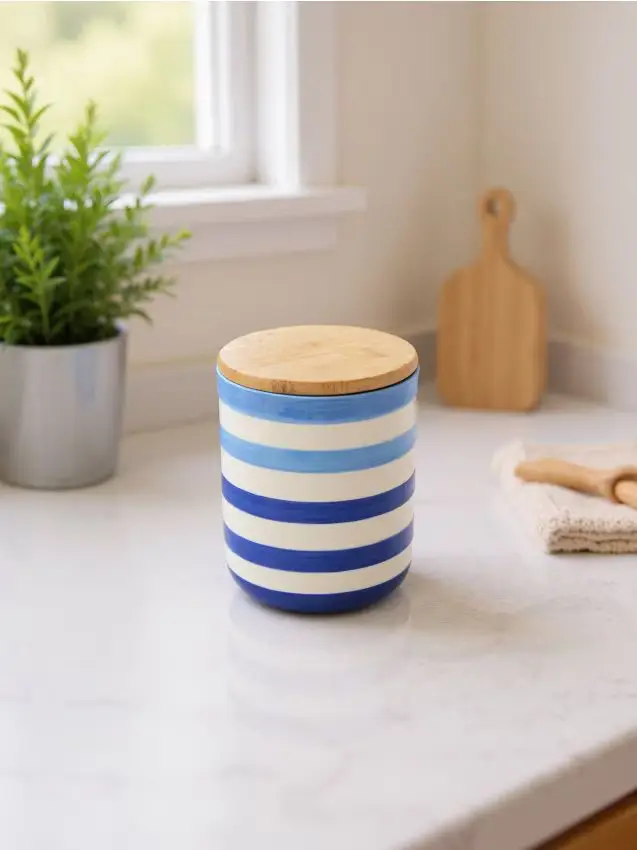 Contenitore per alimenti con coperchio - cobalto