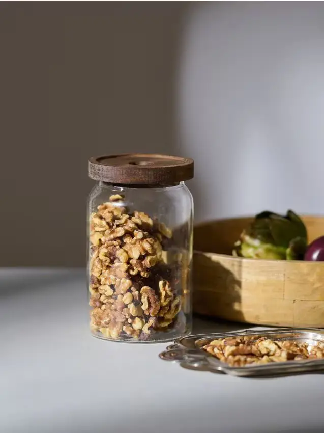 Contenitore per alimenti in vetro con coperchio - clear