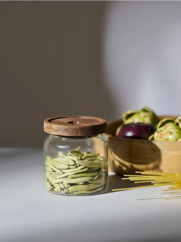 Contenitore per alimenti in vetro con coperchio - clear