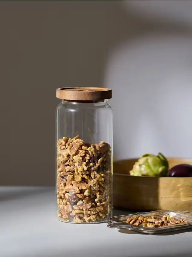 Contenitore per alimenti in vetro con coperchio - clear