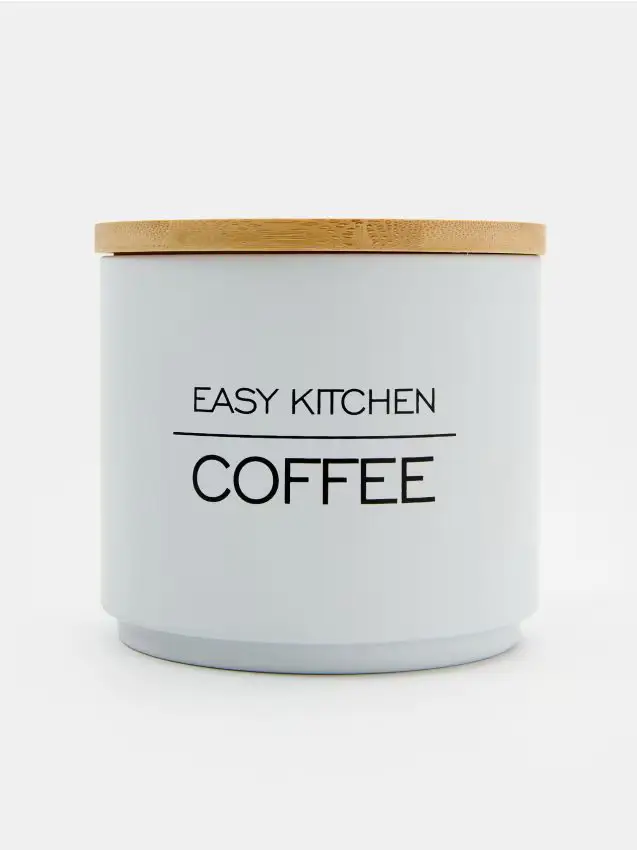 Contenitore per caffè - bianco