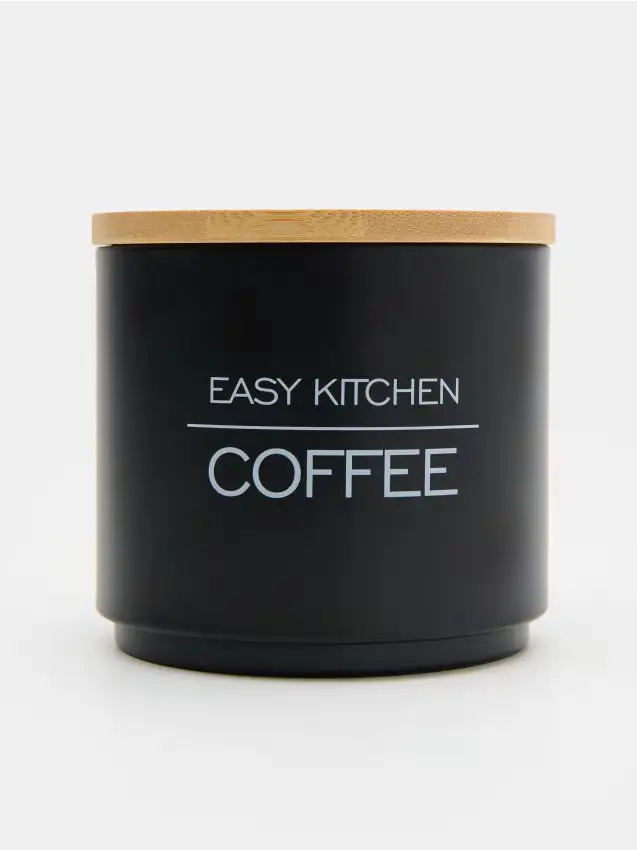 Contenitore per caffè - nero