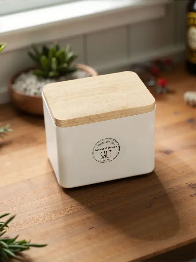 Contenitore per il sale - beige