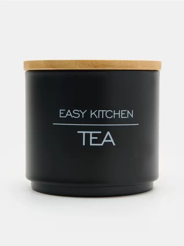 Contenitore per tè - nero