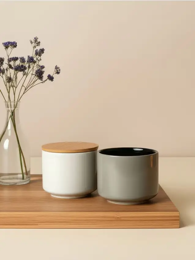 Contenitori per alimenti 3 pezzi - nero